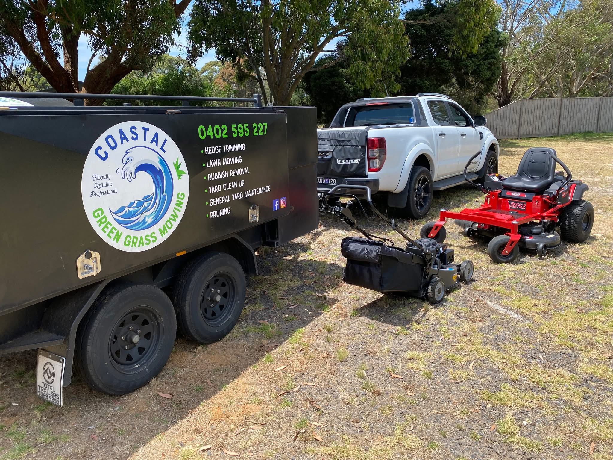 Work by Coastal Green Grass Mowing